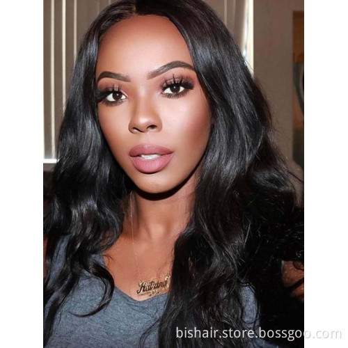 BIS Body Wave 4x4 Lace Front Wigs Body Wave Brazilian Remy Pre Plucked 4x4 Closure 150% Density For Black Women Human Hair Wig